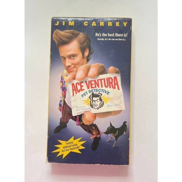 Ace‎ Ventura Pet Detective Jim Carrey VHS - Picture 1 of 2